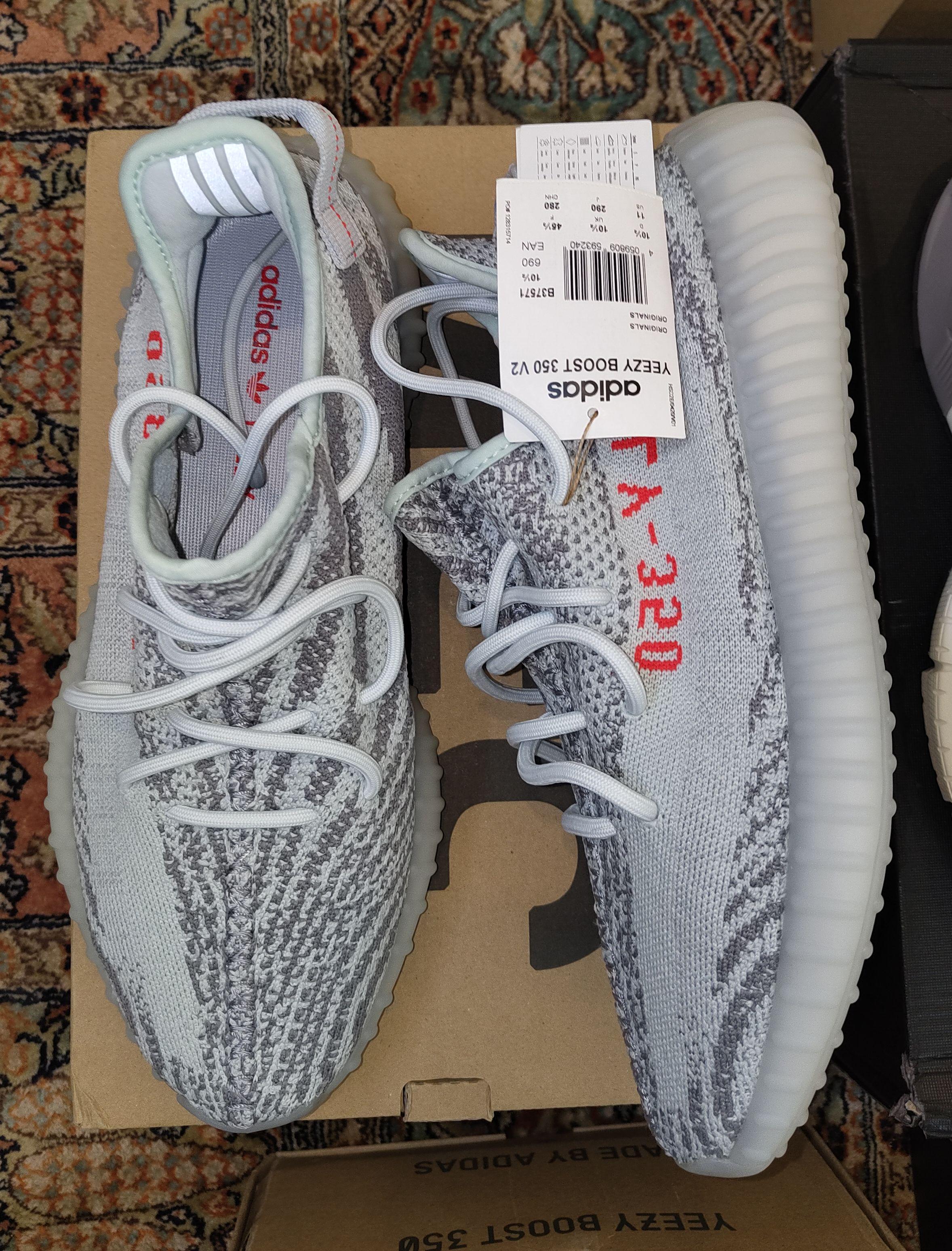 🔥 Adidas Yeezy Boost 350 V2 “Blue Tint” – Brand New Sneakers for Sale in India | Authentic with Box